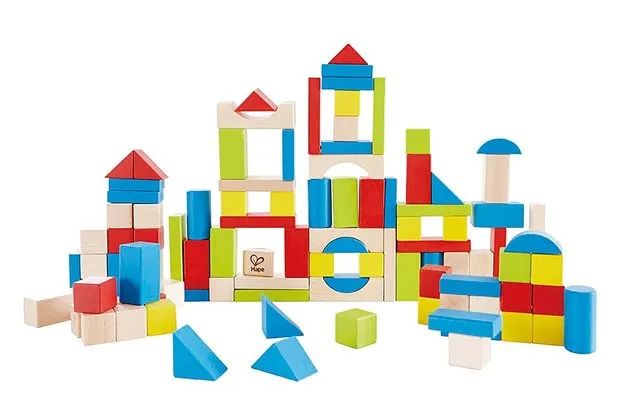 100 Wooden Building Block Set Hape