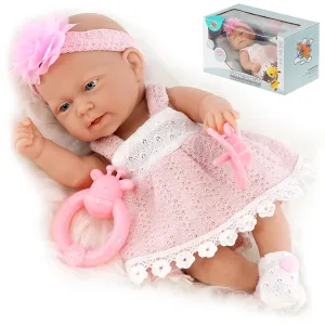 10" Baby Doll Play Set with Dummy and Rattle