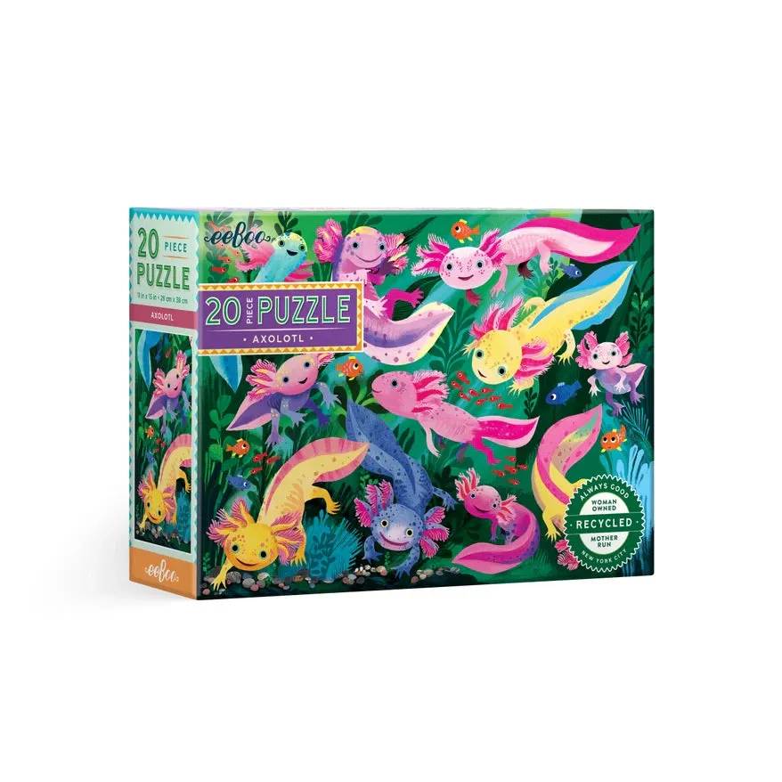 20 Piece Puzzle, Axolotl.