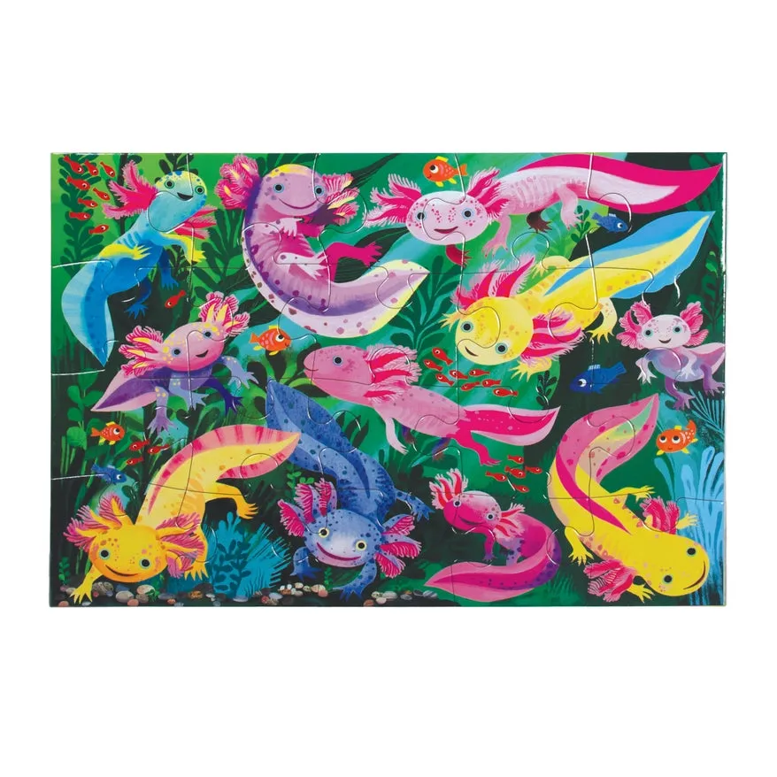 20 Piece Puzzle, Axolotl.