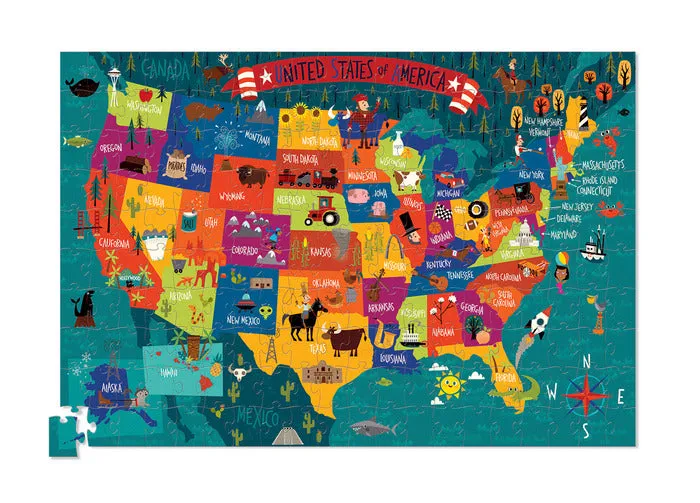 200 PC USA Poster and Puzzle