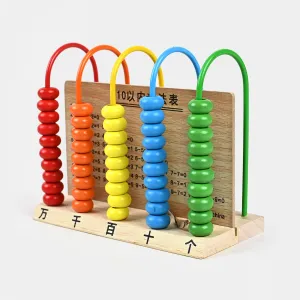 5 Rod Counting Frame Educational Toy