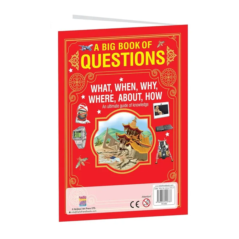 A Big Book Of Questions: An Ultimate Guide of Questions and Answers Covering Topics such as Space, Wildlife, Human body, Inventors, Dinosaurs and More