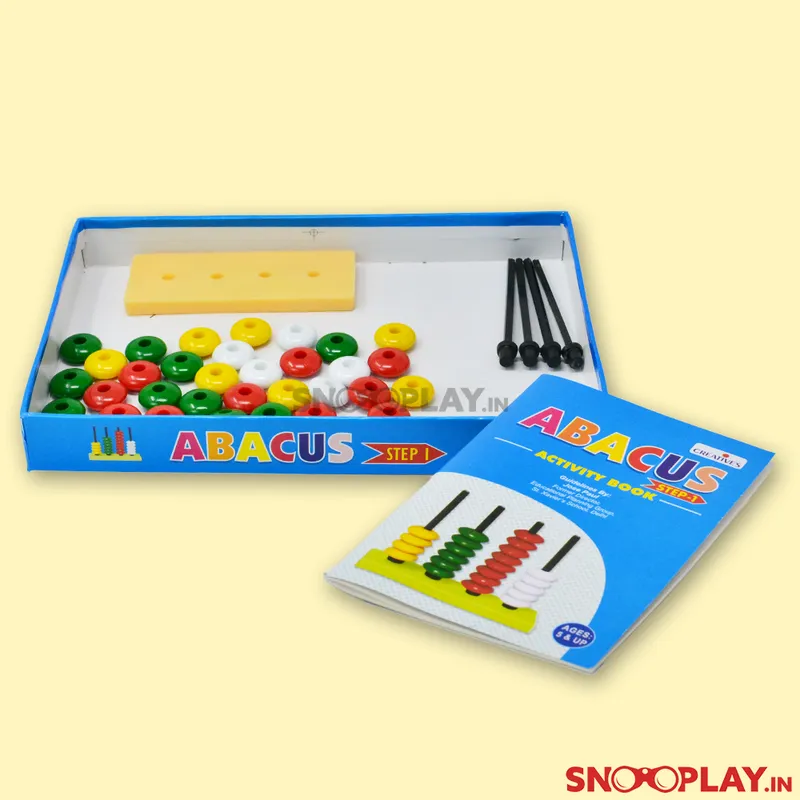 Abacus Toy - Step 1 (Learn Addition, Subtraction, Place Value)