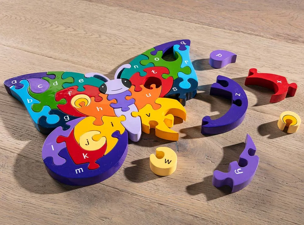 Alphabet Jigsaws Alphabet Butterfly