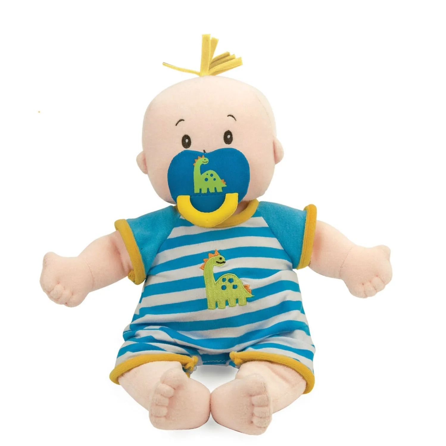 Baby Stella Peach Fella Soft Plush Baby Doll with Yellow Hair