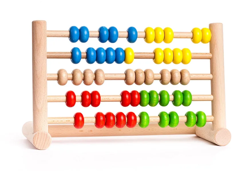 Bajo 50-Bead Wide Abacus