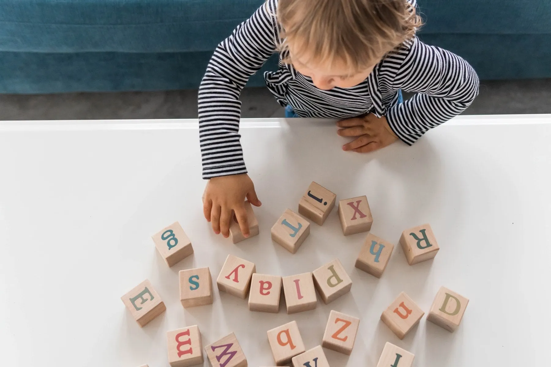 Boho Alphabet Blocks