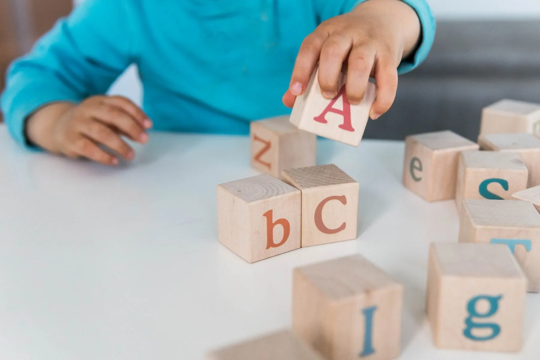 Boho Alphabet Blocks