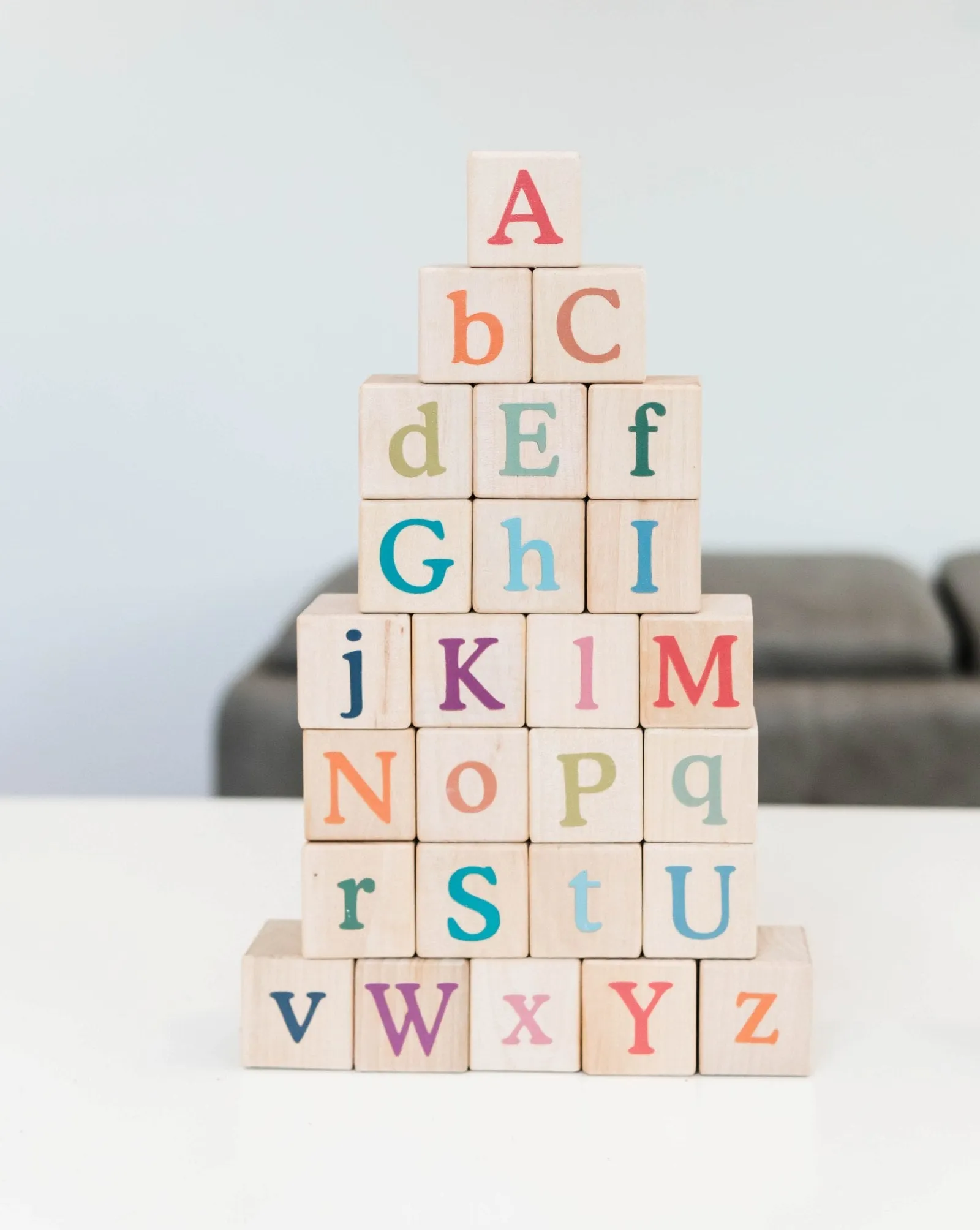 Boho Alphabet Blocks