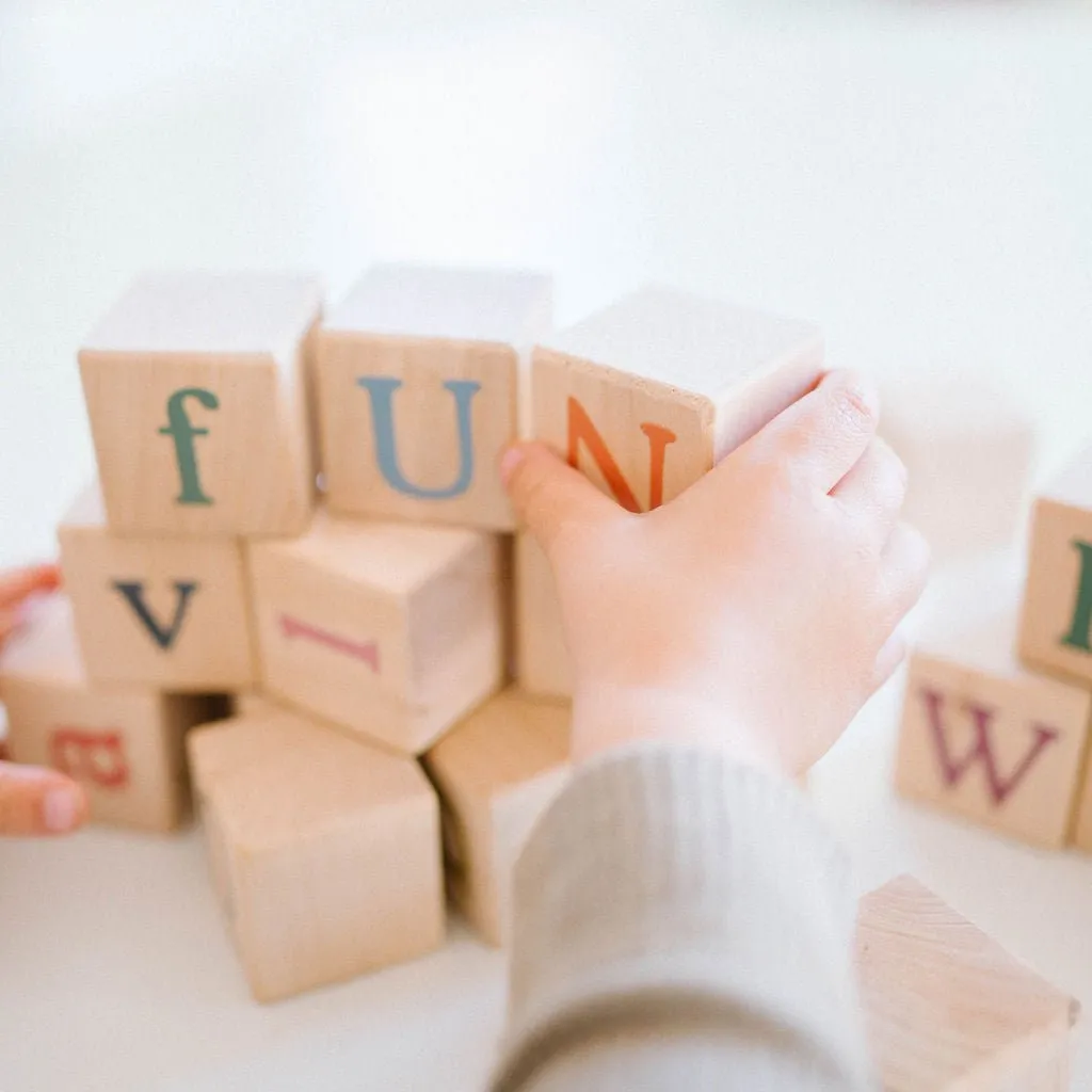 Boho Alphabet Blocks