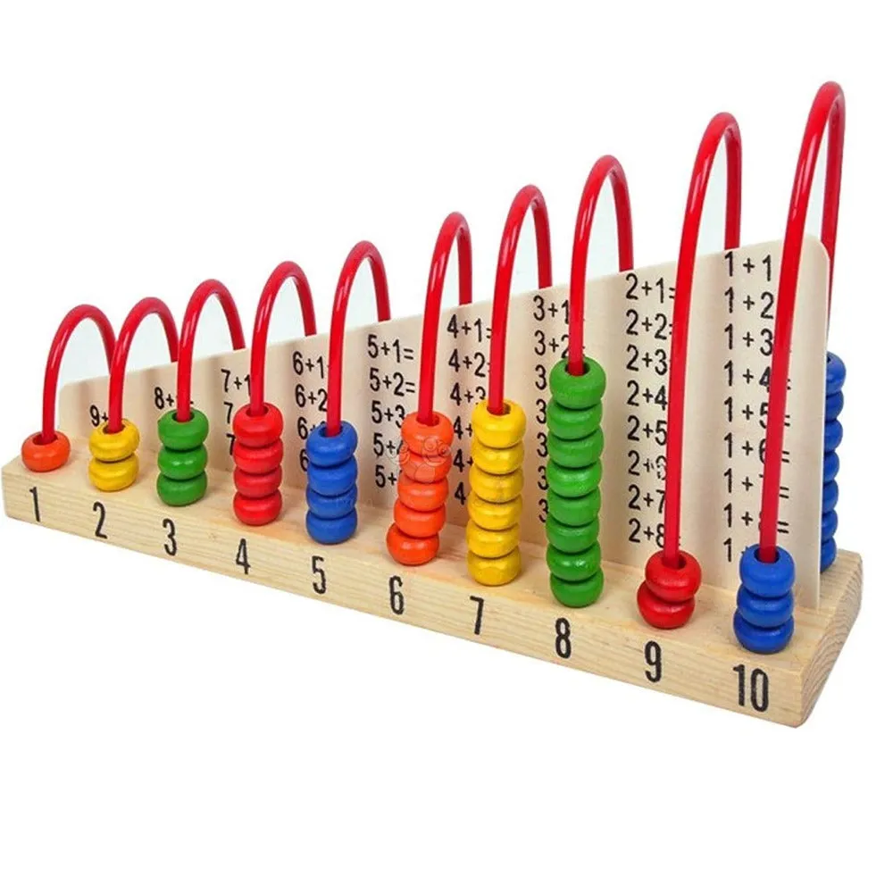 Calculation Shelf Wooden Abacus for Children