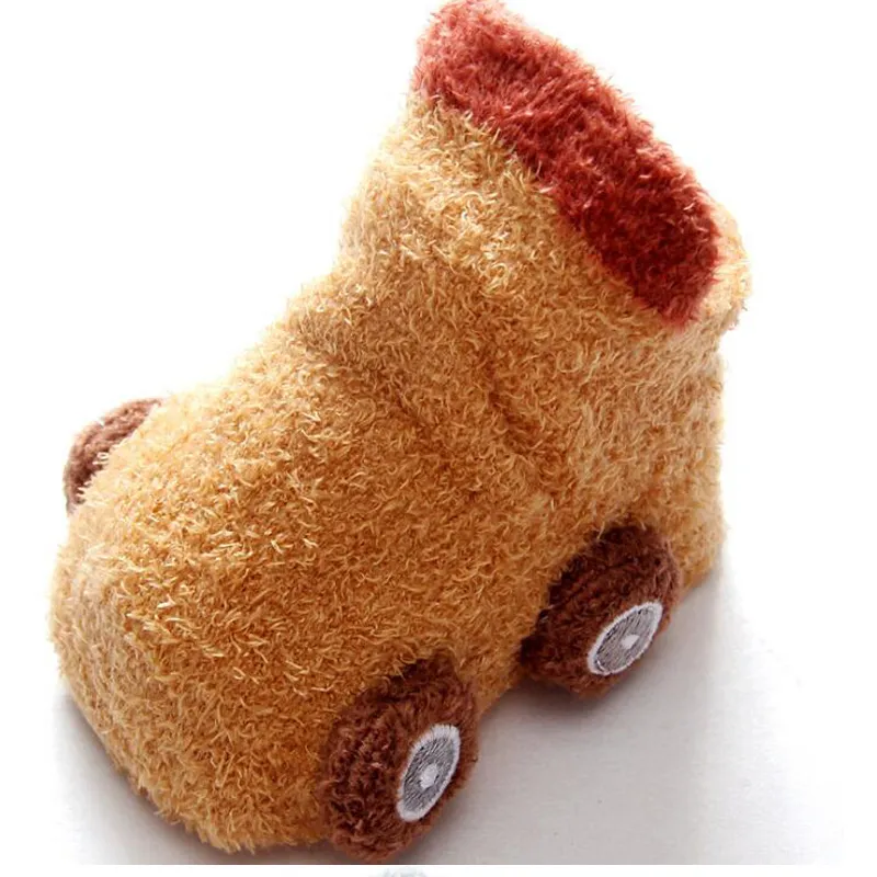 Cartoon Car Baby/ Toddler Winter Non-slip Socks