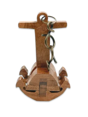 Chain and Anchor Wooden Puzzle