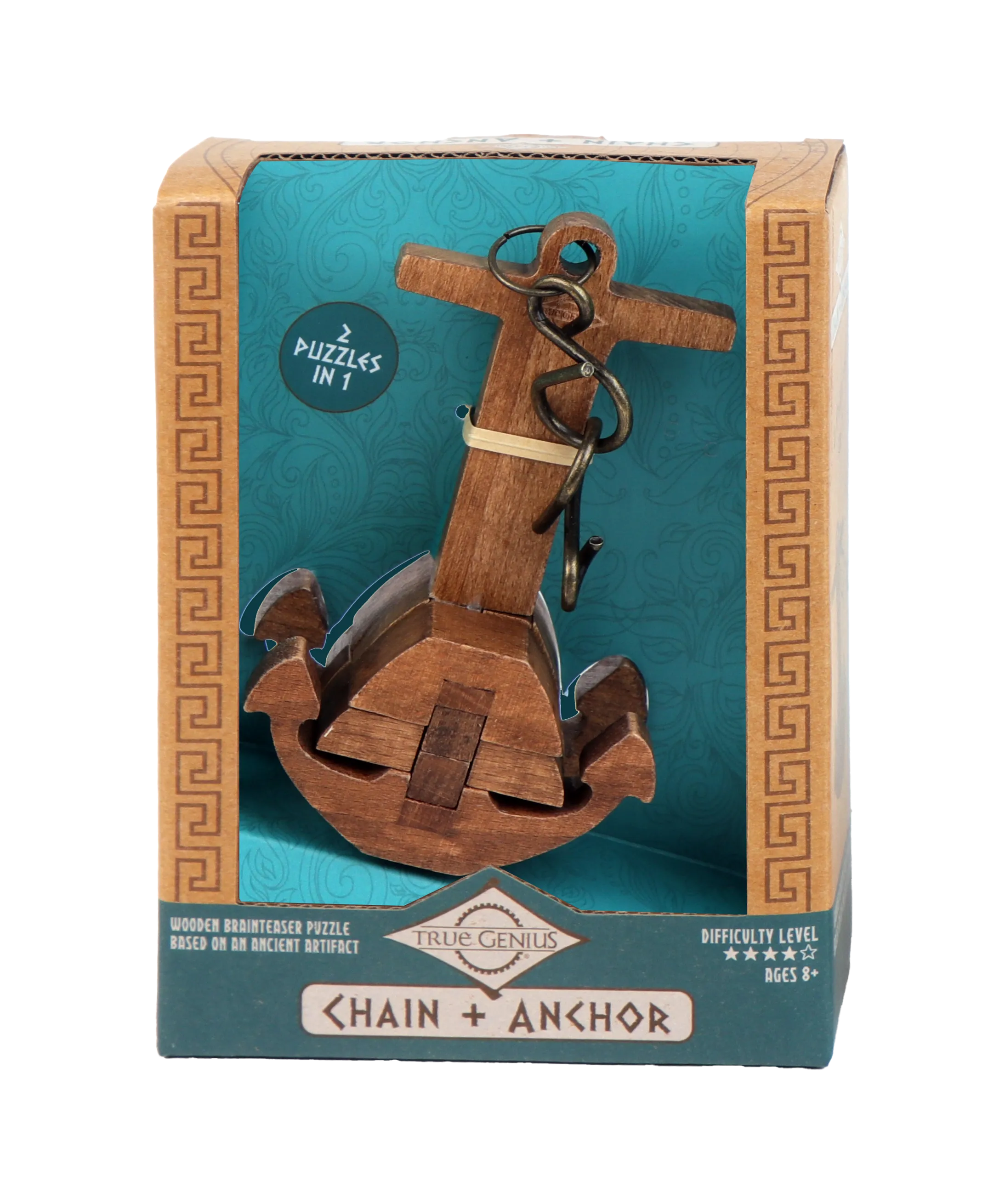 Chain and Anchor Wooden Puzzle