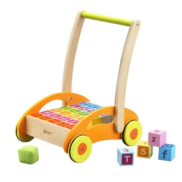 Classic World Baby Walker With Blocks