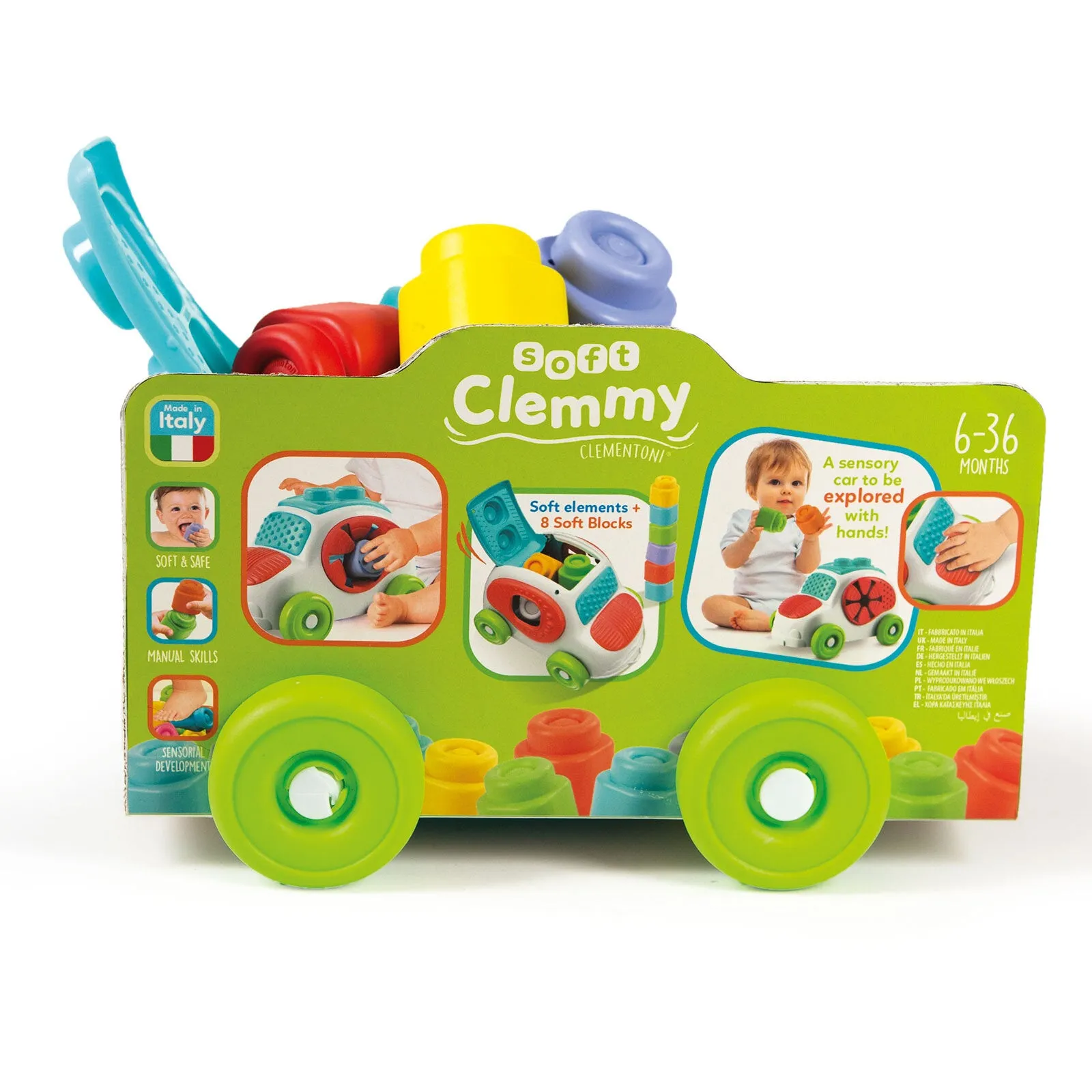 Clementoni Soft Clemmy - Soft Block Sensory Car