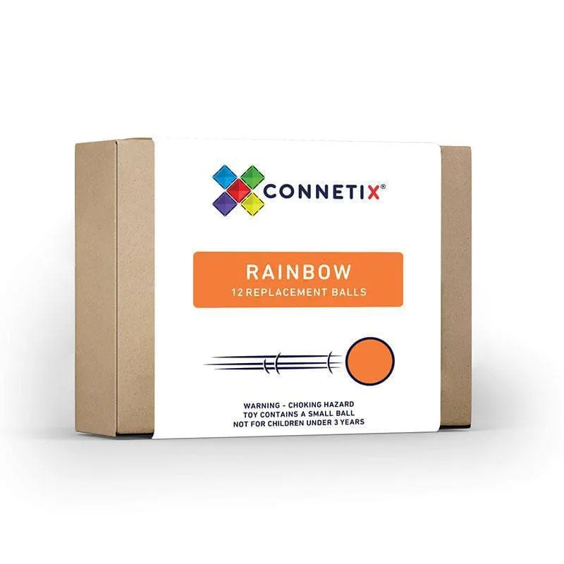 Connetix Rainbow Replacement Ball Pack - 12pc