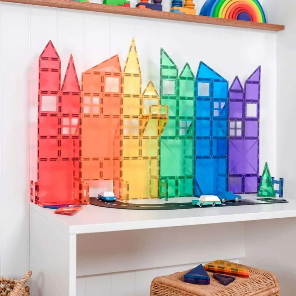 Connetix Tiles - 102 Piece Rainbow Creative Pack