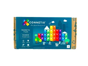 Connetix Tiles Rectangle Pack - Rainbow 18pc