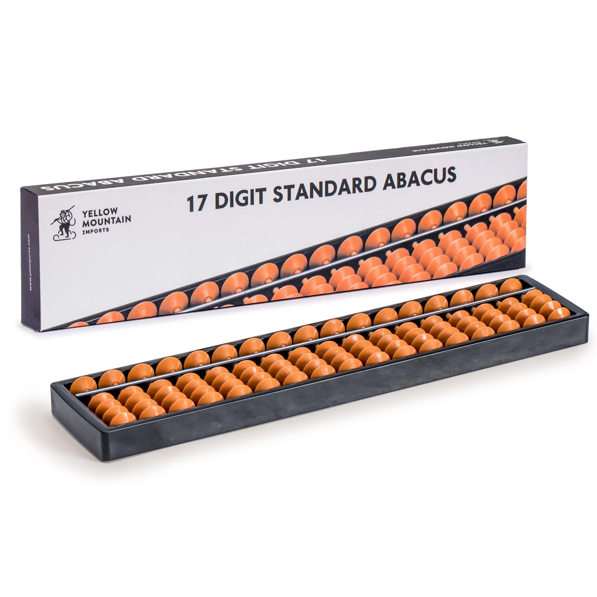 Digit Standard Abacus  10.5" - Professional 17 Column Soroban Calculator (Functional and Educational Learning Tool)