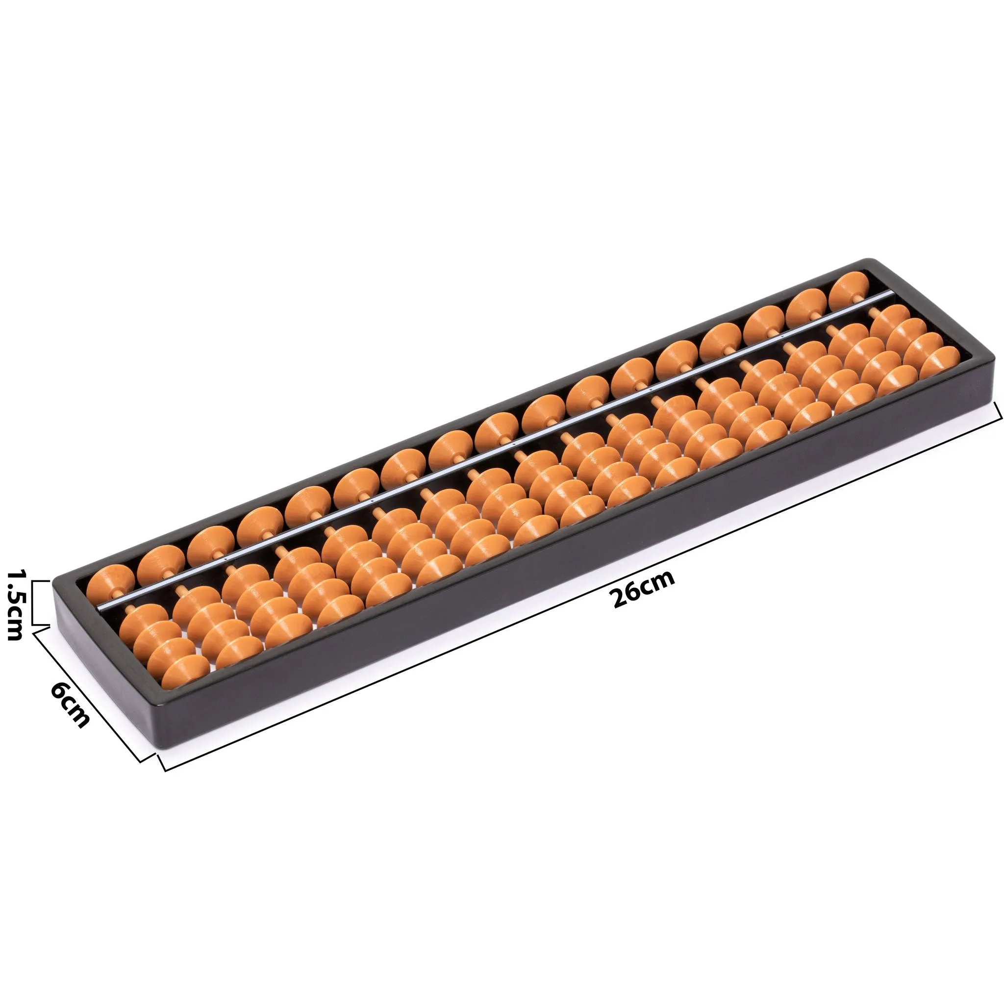 Digit Standard Abacus  10.5" - Professional 17 Column Soroban Calculator (Functional and Educational Learning Tool)