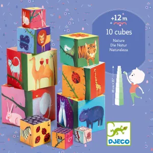 Djeco 10 Nature & Animal Blocks