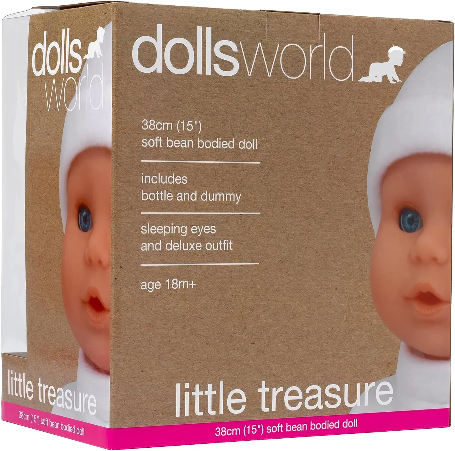 Dolls World Little Treasure Doll Blue