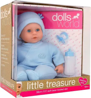 Dolls World Little Treasure Doll Blue