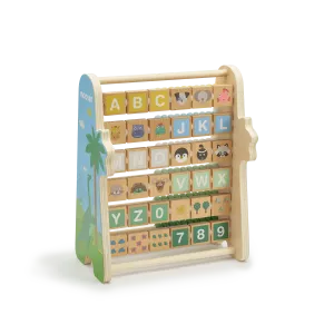 Double side abacus dino