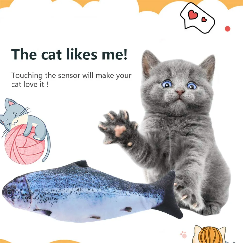 Electric Beating Simulation Fish Cat Toy