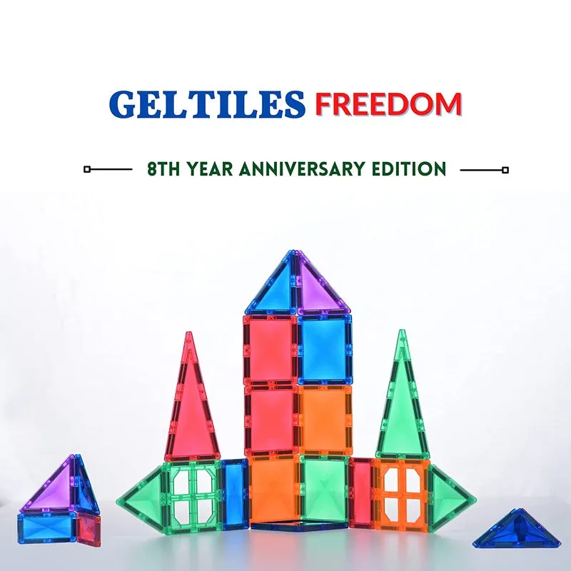 Geltiles Freedom - Magnetic Building Tiles Set (32 Pcs)