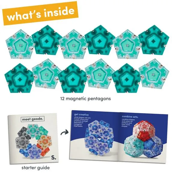 Geode Magnet Pack Aqua