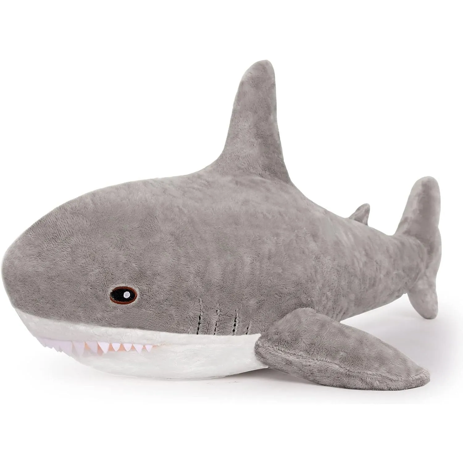 Giant Shark Plush Toy, Multicolor, 32/40 Inches