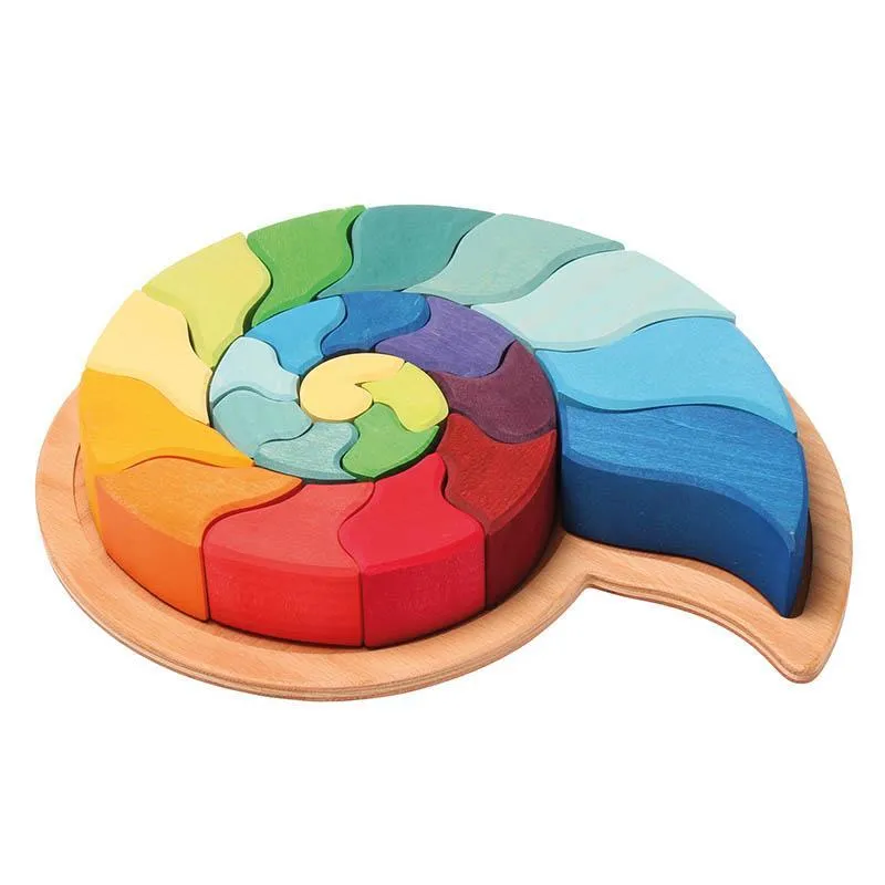 Grimm's ammonite snail puzzle - large