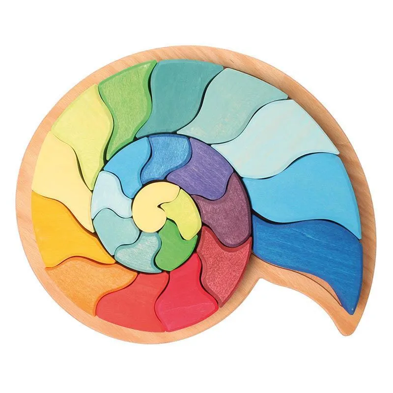 Grimm's ammonite snail puzzle - large