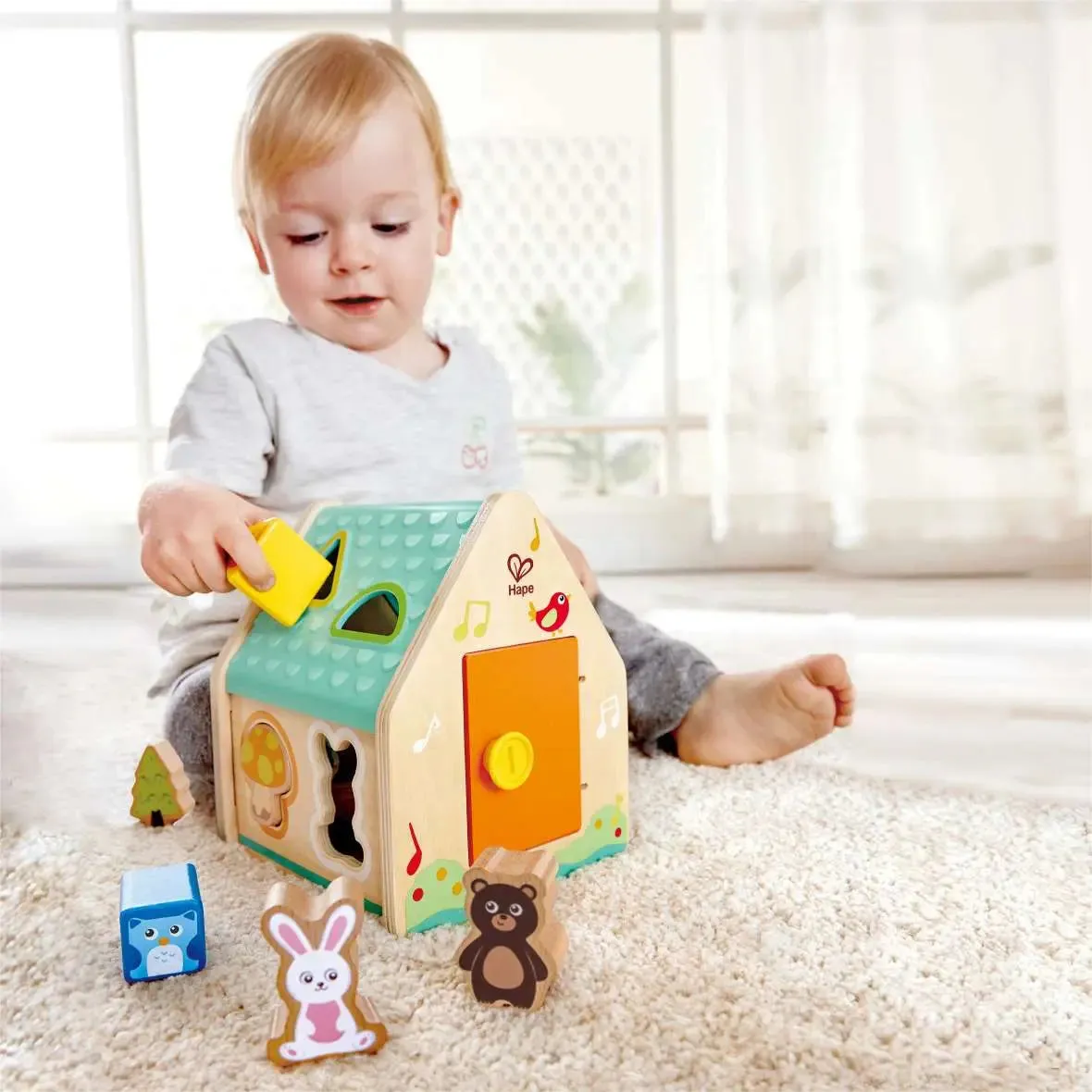 Hape Critter House Shape Sorter