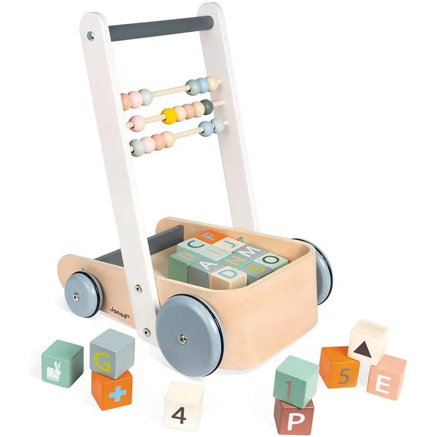 Janod Sweet Cocoon Cart with ABC