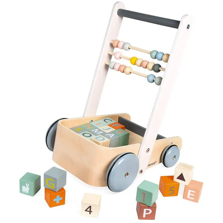 Janod Sweet Cocoon Cart with ABC