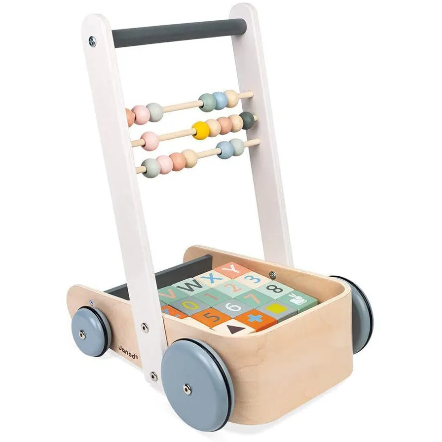 Janod Sweet Cocoon Cart with ABC