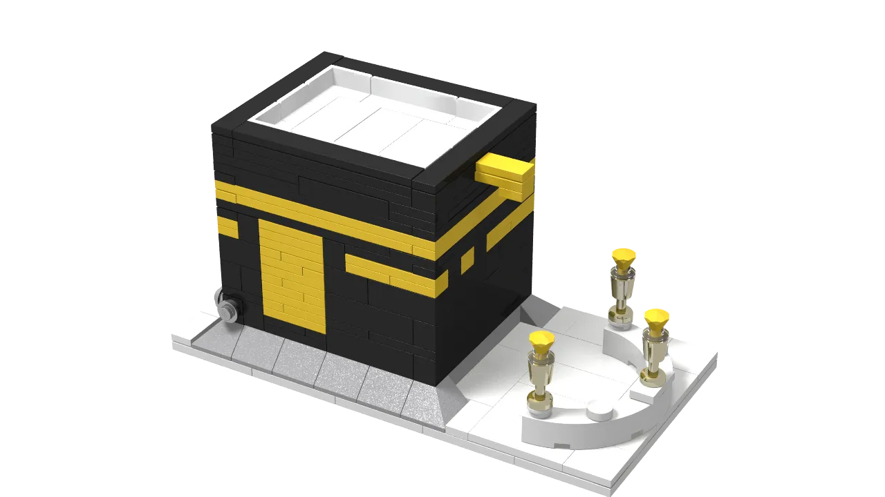 Kaaba - Islamic Building Blocks Set of the Holy Mecca