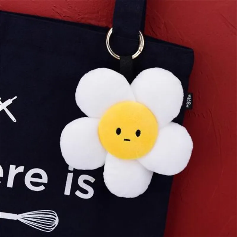 Kawaii Cute Sun Flower Plush Keychain