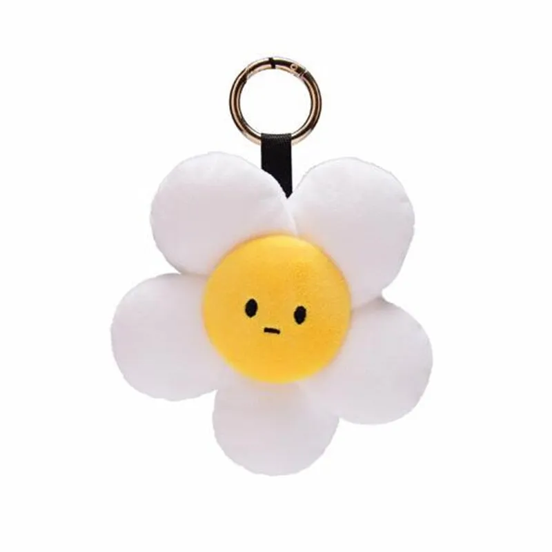 Kawaii Cute Sun Flower Plush Keychain