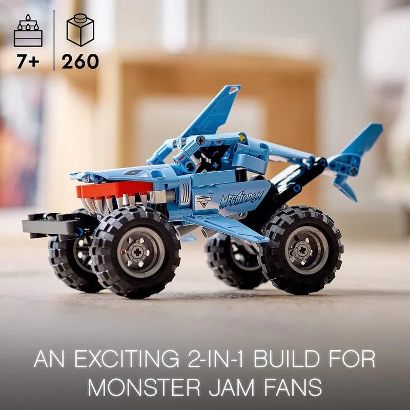 Lego Technic Monster Jam Megalodon Model Building & Construction Kit (260 Pcs)