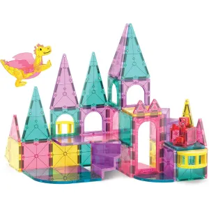 Magna-Tiles Castle DLX   MicroMAGS 48 Piece Set