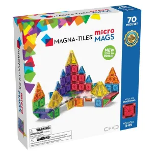 Magna-Tiles - Combo   microMAGS 70-Piece Magnetic Construction Set