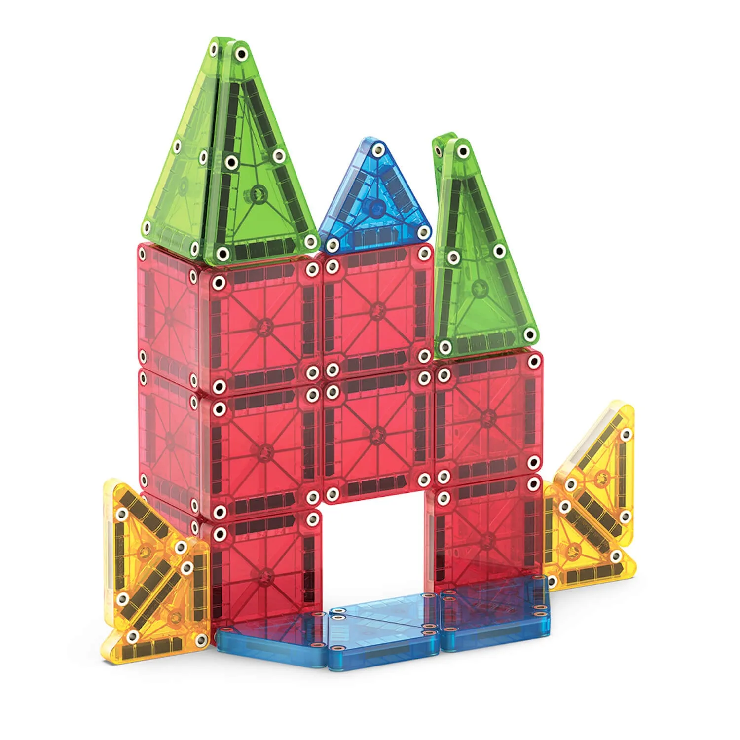 MAGNA-TILES - microMAGS Travel Set - 26 Piece Set - 12 Unit Counter Display