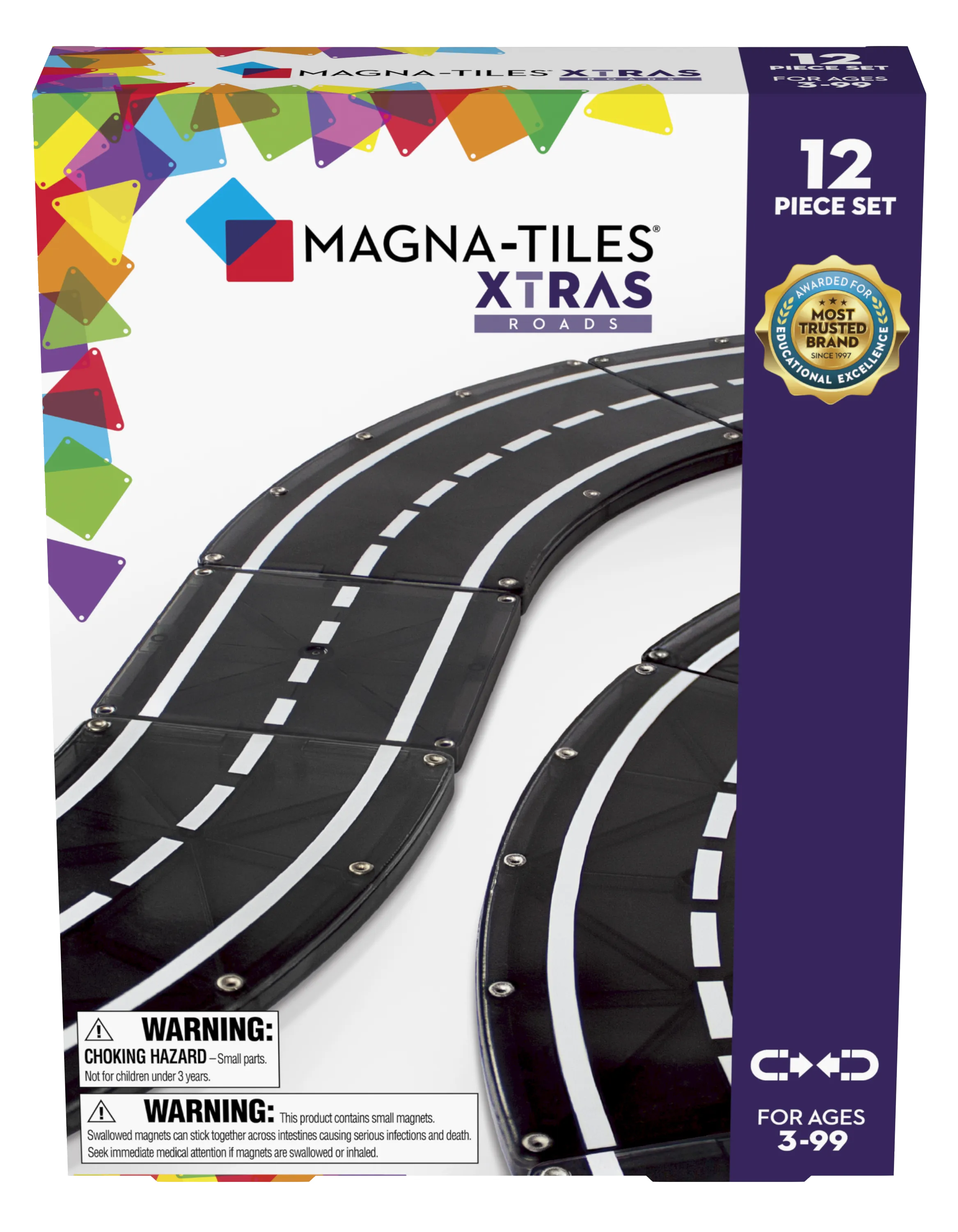 Magna-Tiles road tiles 12 pieces