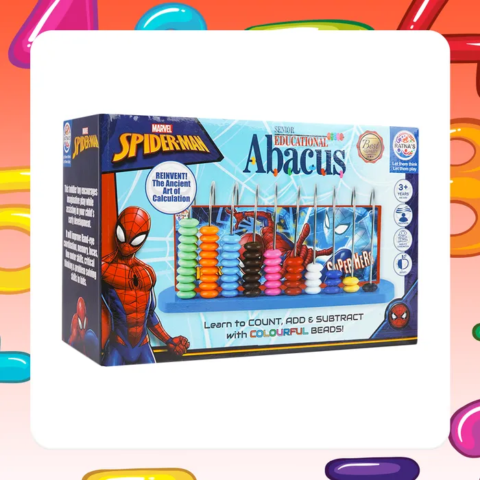 Marvel Spiderman Educational Abacus Senior