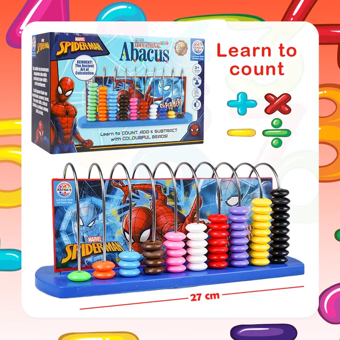 Marvel Spiderman Educational Abacus Senior